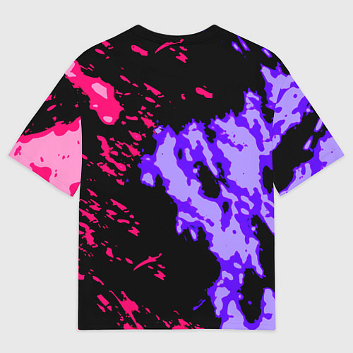 Мужская футболка оверсайз Linkin park огненные краски / 3D-принт – фото 2