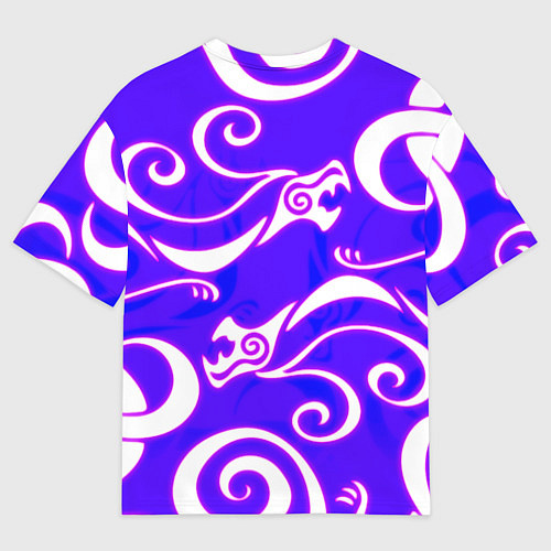 Мужская футболка оверсайз The Witcher dragon neno / 3D-принт – фото 2