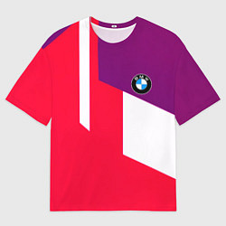 Футболка оверсайз мужская BMW geometry sport, цвет: 3D-принт