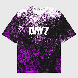 Мужская футболка оверсайз Dayz неоновые краски