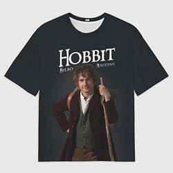 Мужская футболка оверсайз Бильбо Хоббит
