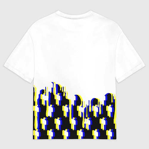 Мужская футболка оверсайз Linkin park human / 3D-принт – фото 2