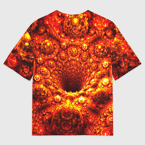 Мужская футболка оверсайз Фрактал абстракция / 3D-принт – фото 2