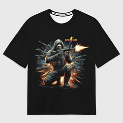 Мужская футболка оверсайз Counter Strike - cool stormtrooper