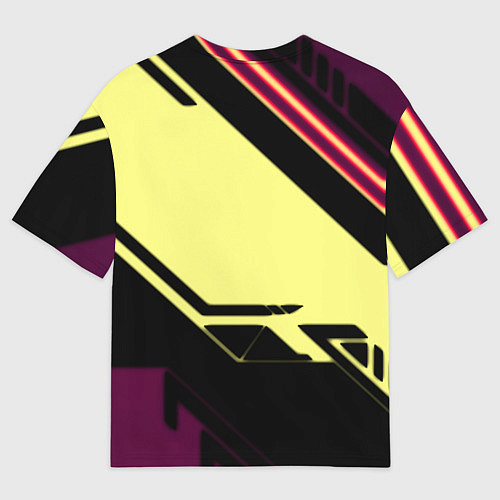 Мужская футболка оверсайз Linkin park geometry steel / 3D-принт – фото 2