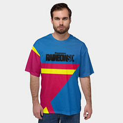 Футболка оверсайз мужская Rainbow six stargame, цвет: 3D-принт — фото 2