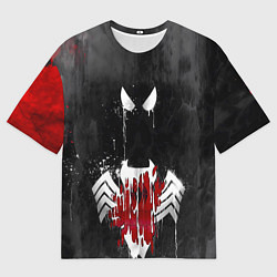 Футболка оверсайз мужская Человек паук и веном, цвет: 3D-принт
