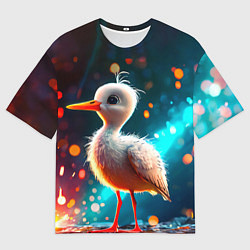 Мужская футболка оверсайз Аистенок