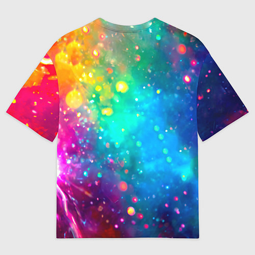 Мужская футболка оверсайз Птичка колибри / 3D-принт – фото 2
