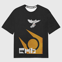 Мужская футболка оверсайз Город 17 - граффити