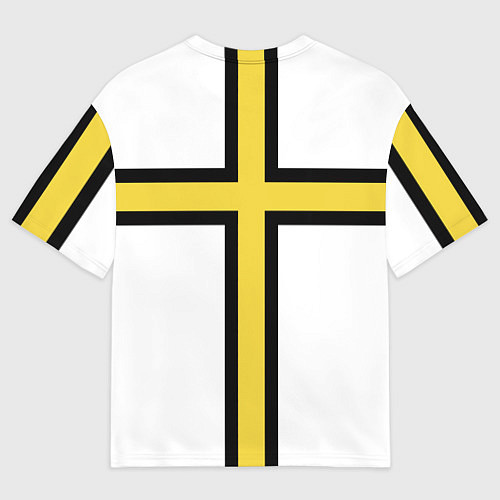 Мужская футболка оверсайз Сюрко тевтонского рыцаря / 3D-принт – фото 2