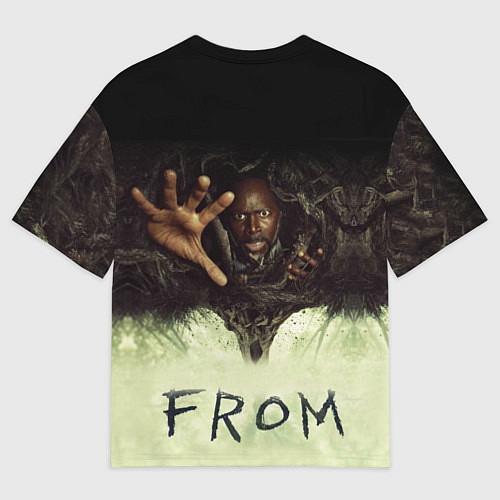 Мужская футболка оверсайз Извне сериал ужастик / 3D-принт – фото 2