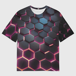 Футболка оверсайз мужская Киберсоты, цвет: 3D-принт