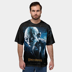 Футболка оверсайз мужская Lord of the rings - gollum, цвет: 3D-принт — фото 2
