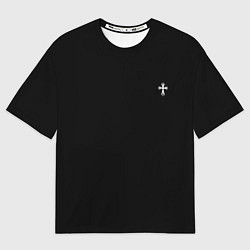 Футболка оверсайз мужская Ворона во тьме, цвет: 3D-принт