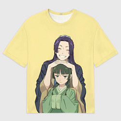 Мужская футболка оверсайз Джинши и Маомао - монолог фармацевта