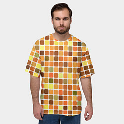 Футболка оверсайз мужская Осенняя палитра, цвет: 3D-принт — фото 2