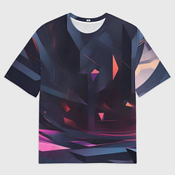 Футболка оверсайз мужская Абстрактный вихрь, цвет: 3D-принт