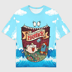 Футболка оверсайз мужская The marvelous misadventures of Flapjack, цвет: 3D-принт