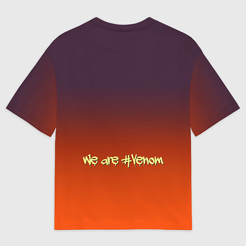 Мужская футболка оверсайз Two Donalds and Venom - meme / 3D-принт – фото 2