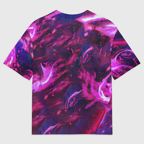 Мужская футболка оверсайз Клинок рассекающий демонов - аниме / 3D-принт – фото 2