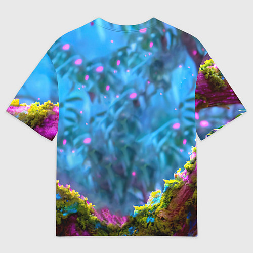 Мужская футболка оверсайз Коала на дереве / 3D-принт – фото 2