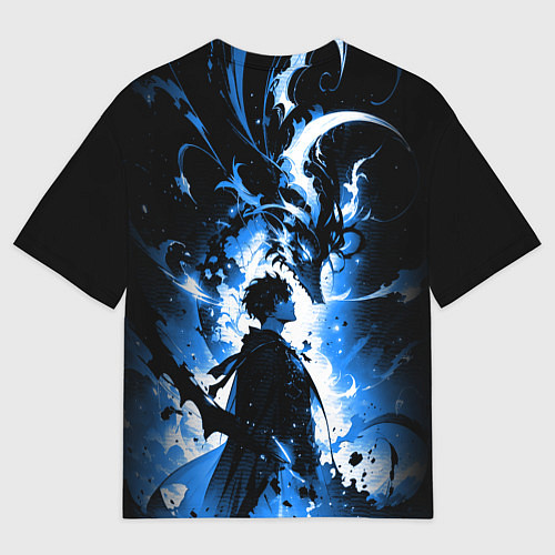 Мужская футболка оверсайз Поднятие уровня в одиночку - восстань / 3D-принт – фото 2