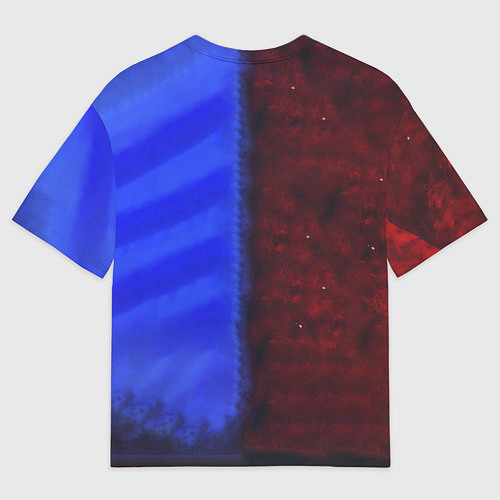 Мужская футболка оверсайз Аниме - магическая битва / 3D-принт – фото 2