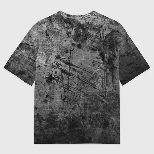 Мужская футболка оверсайз Абстракция - grunge break / 3D-принт – фото 2