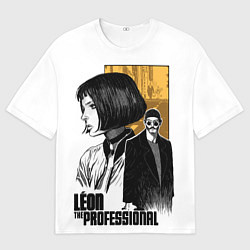 Мужская футболка оверсайз Леон - Жан и Натали
