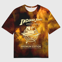 Футболка оверсайз мужская Indiana Jones and the Great Circle, цвет: 3D-принт