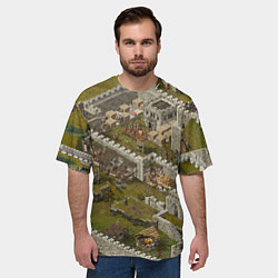 Футболка оверсайз мужская Stronghold Crusader Definitive Edition, цвет: 3D-принт — фото 2