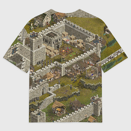 Мужская футболка оверсайз Stronghold Crusader Definitive Edition / 3D-принт – фото 2