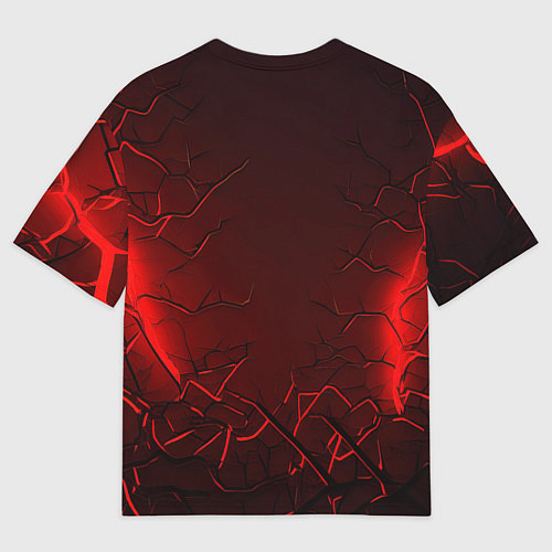 Мужская футболка оверсайз Москва - Россия / 3D-принт – фото 2