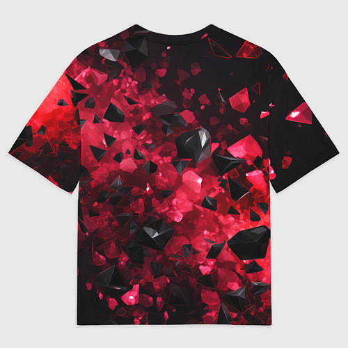 Мужская футболка оверсайз Московский герб / 3D-принт – фото 2