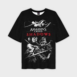 Футболка оверсайз мужская Assassins Creed Shadows - samurai, цвет: 3D-принт