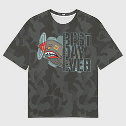 Мужская футболка оверсайз Лучший день в жизни