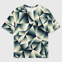 Футболка оверсайз мужская Осколки льда, цвет: 3D-принт