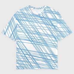 Мужская футболка оверсайз Паутина проводов