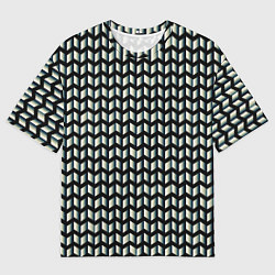 Мужская футболка оверсайз Шифер