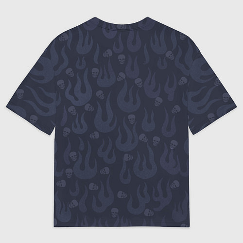 Мужская футболка оверсайз Панк рок с Бендером из Футурамы на металле / 3D-принт – фото 2