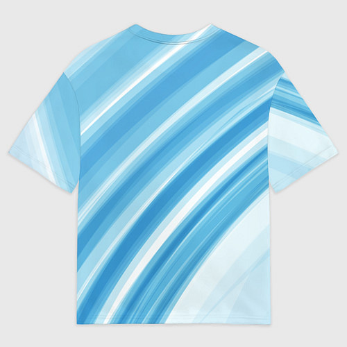Мужская футболка оверсайз Акварель / 3D-принт – фото 2