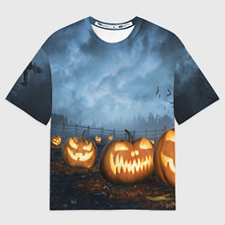 Мужская футболка оверсайз Костюмы для halloween