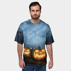 Футболка оверсайз мужская Костюмы для halloween, цвет: 3D-принт — фото 2