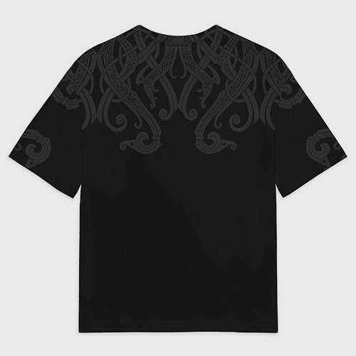 Мужская футболка оверсайз Велес славянский - бог богатырь / 3D-принт – фото 2