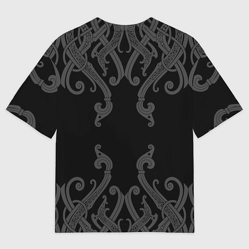 Мужская футболка оверсайз Мои боги меня рабом не назначали: богатырь / 3D-принт – фото 2