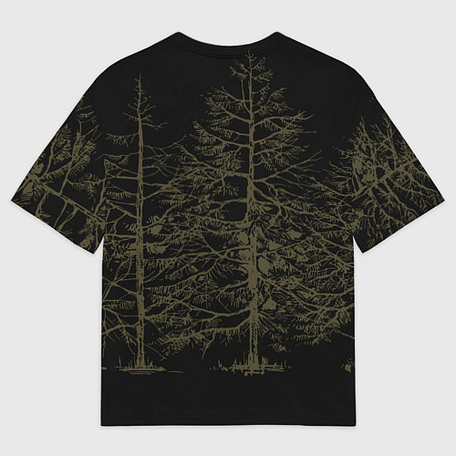 Мужская футболка оверсайз Славянский мир - медведь / 3D-принт – фото 2