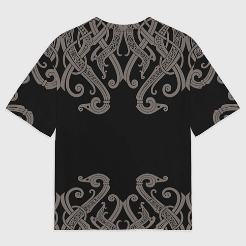 Мужская футболка оверсайз Боевая Русь русский богатырь / 3D-принт – фото 2