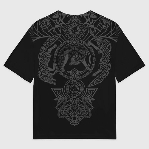 Мужская футболка оверсайз Помни свои корни: в тебе течёт кровь богов / 3D-принт – фото 2