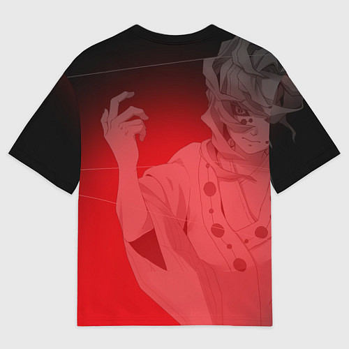 Мужская футболка оверсайз Гора Натагумо - демон паук / 3D-принт – фото 2